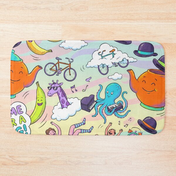 Item preview, Tea Time Nature Cartoon Illustration Landscape Art Color designed and sold by ART ATTACK ZONE.