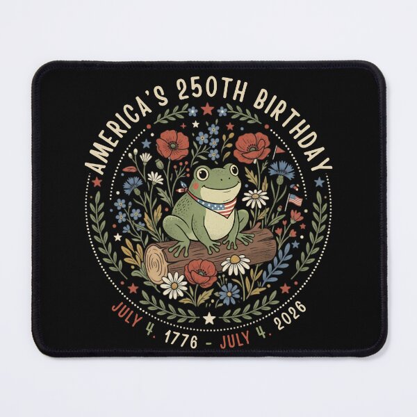 Item preview, Cute Frog America 250th Birthday Floral designed and sold by Majnon8bp.