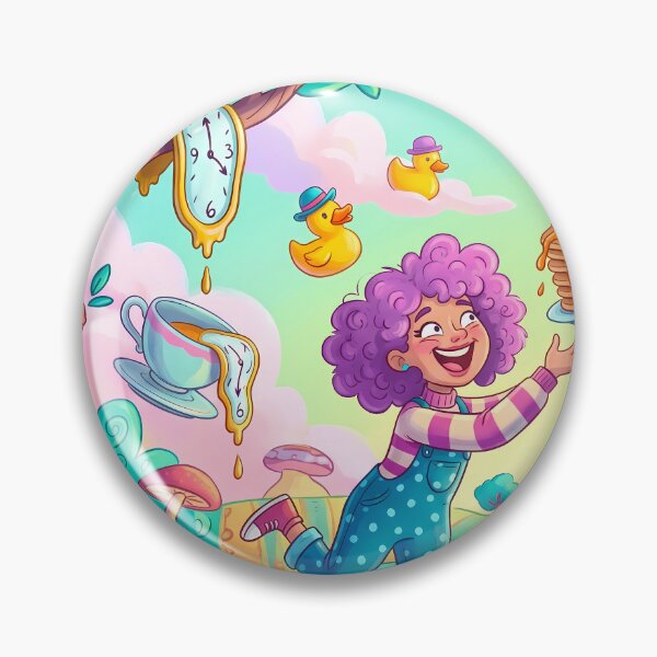 Item preview, Good Vibes Nature Cartoon Illustration Landscape Art Color designed and sold by ART ATTACK ZONE.