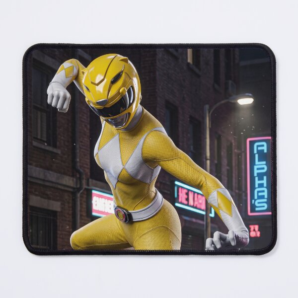 Item preview, Yellow Power Ranger designed and sold by Neon Jungle.