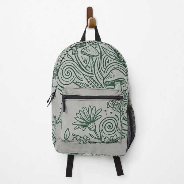 Item preview, Vintage Botanical Wildflowers and Forest Mushrooms Linework designed and sold by GADS_STUDIO.