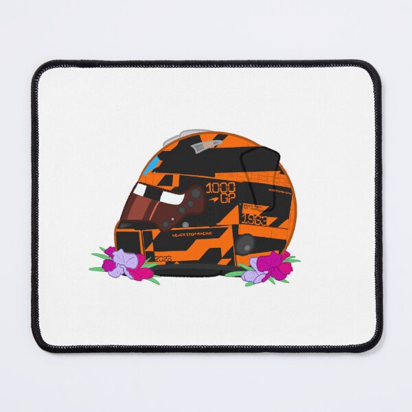 Item preview, Oscar Piastri 2026 Monaco Helmet With Flowers designed and sold by OriDraws.