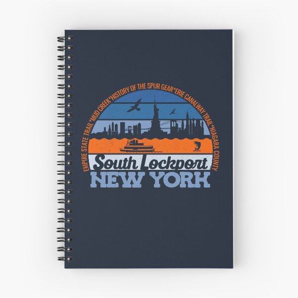 Item preview, South Lockport New York Sunset Retro Vintage Local Pride Logo designed and sold by CRHPOD20.