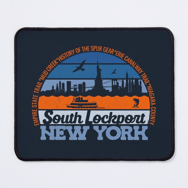 Item preview, South Lockport New York Sunset Retro Vintage Local Pride Logo designed and sold by CRHPOD20.