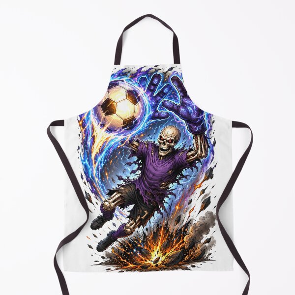Item preview, Skullkeeper Goalkeeper – Dark Fantasy Skeleton Soccer Art designed and sold by M.Store.