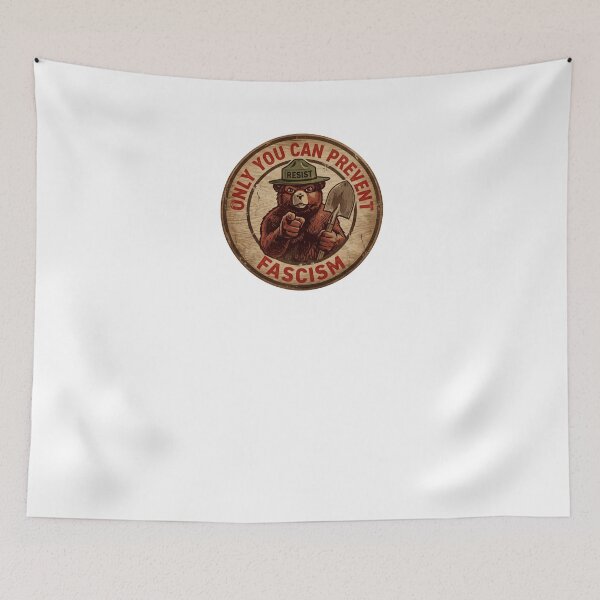 Item preview, Only You Can Prevent Fascism Resist Political Protest Anti Fascist Activism designed and sold by JonesFlora2025.