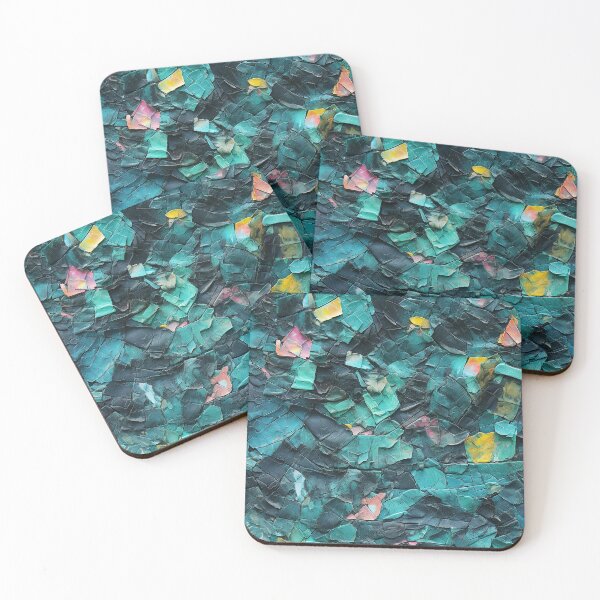 Item preview, Dark Teal Crumpled Plastic Shards Seamless Photo Texture designed and sold by DigitaICraft.