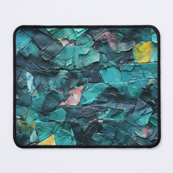Item preview, Dark Teal Crumpled Plastic Shards Seamless Photo Texture designed and sold by DigitaICraft.