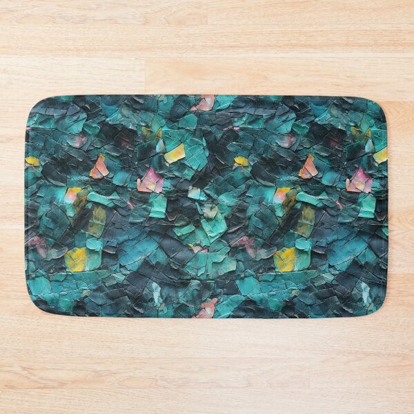Item preview, Dark Teal Crumpled Plastic Shards Seamless Photo Texture designed and sold by DigitaICraft.