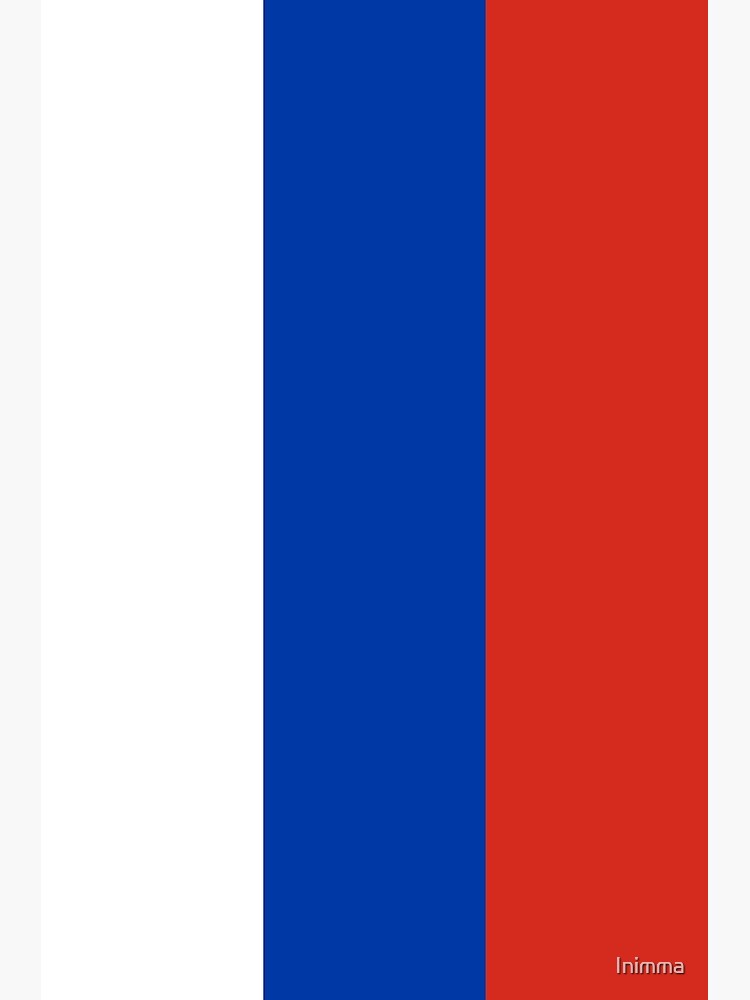 "Flag of Russia Vertical" Canvas Print by Inimma Redbubble