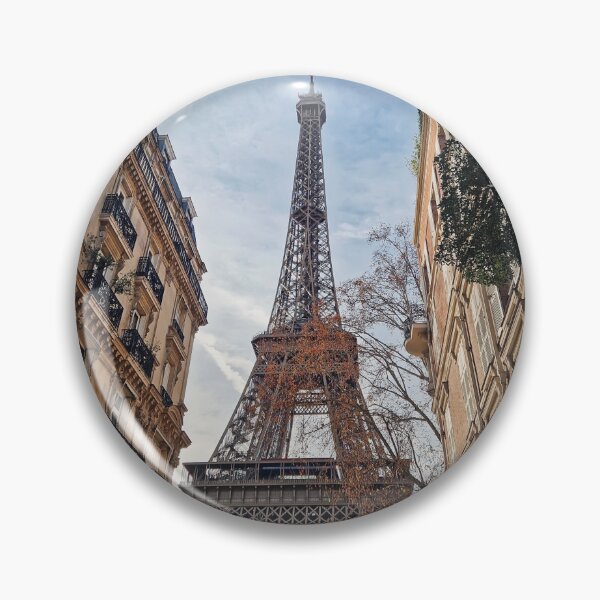 Item preview, Eiffel Tower framed by elegant parisian buildings designed and sold by psychoshadow.