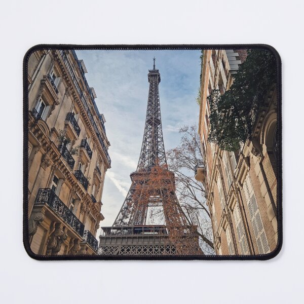 Item preview, Eiffel Tower framed by elegant parisian buildings designed and sold by psychoshadow.