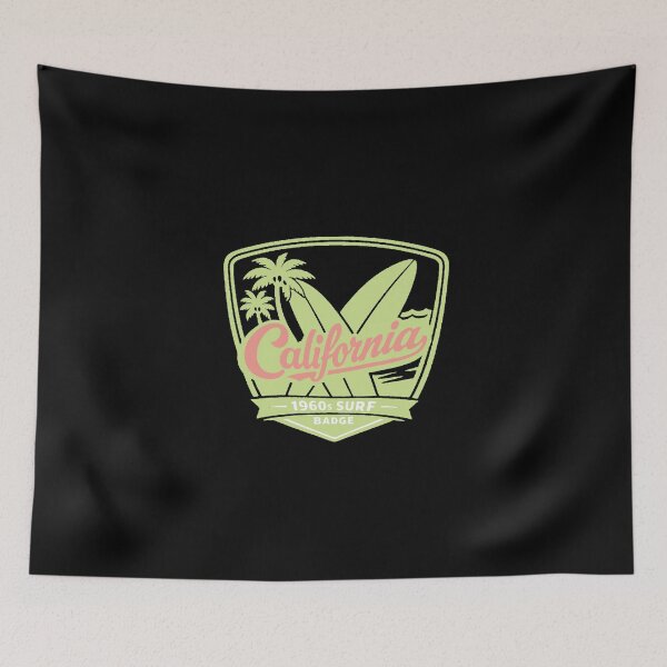 Item preview, California 1960s Surf Badge Vintage Retro designed and sold by AstronautMerch.