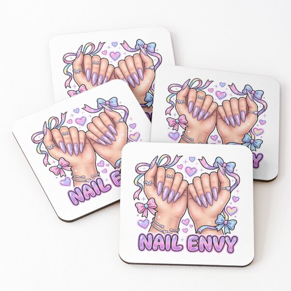 Item preview, Retro Y2K Pastel Lavender Nail Envy Sticker designed and sold by DuckOddity.