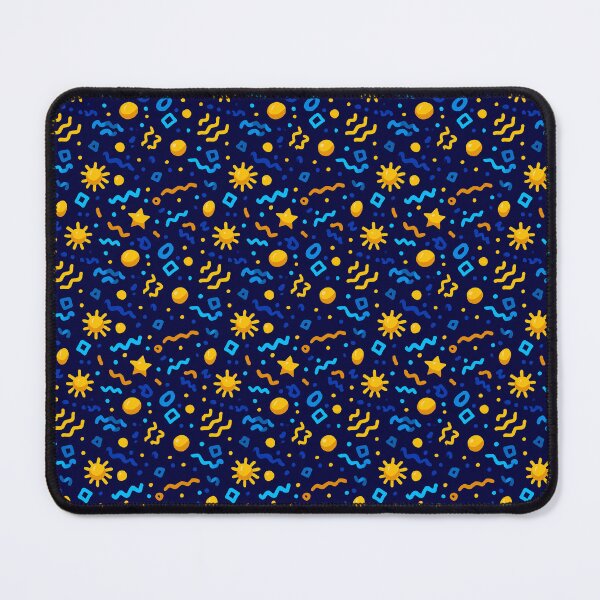 Item preview, 90s Retro Sun And Star Geometric Pattern designed and sold by igraphixart.
