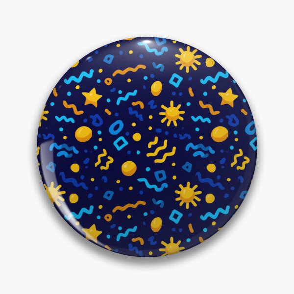 Item preview, 90s Retro Sun And Star Geometric Pattern designed and sold by igraphixart.