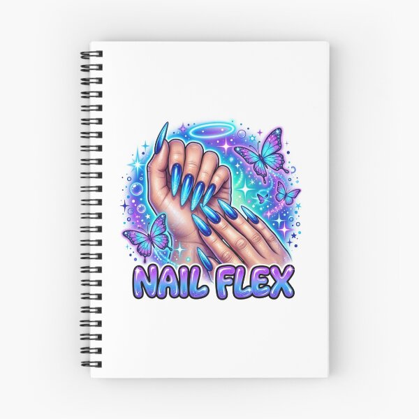 Item preview, Retro Y2K Electric Blue Aura Nail Flex Sticker designed and sold by DuckOddity.