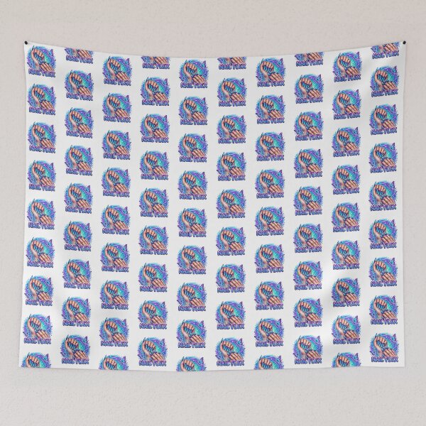 Item preview, Retro Y2K Electric Blue Aura Nail Flex Sticker designed and sold by DuckOddity.