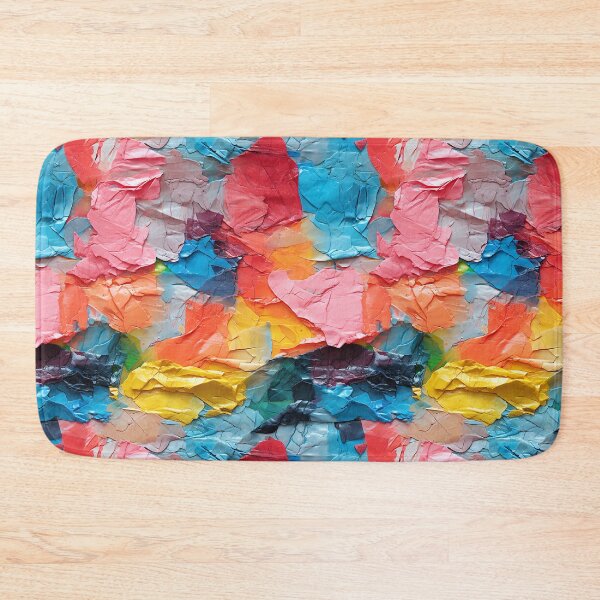 Item preview, Bright Crumpled Plastic Collage Seamless Photo Texture designed and sold by DigitaICraft.