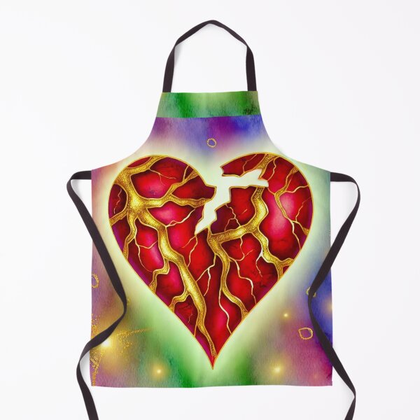 Item preview, Kintsugi - Broken Heart - Gleam of Hope designed and sold by LegademaArt.