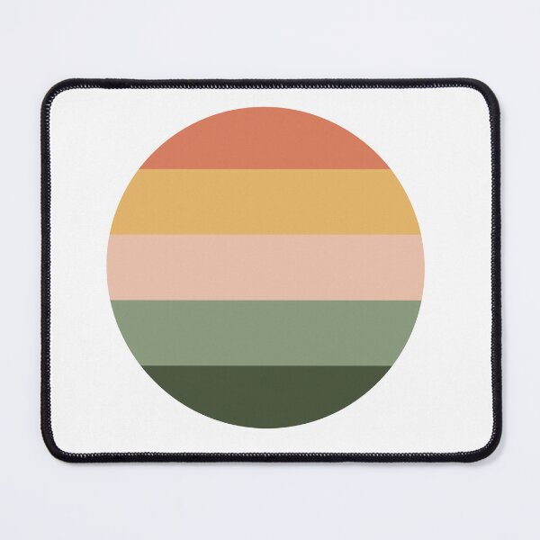 Item preview, Boho Retro Stripes Sunset Circle designed and sold by IYI.