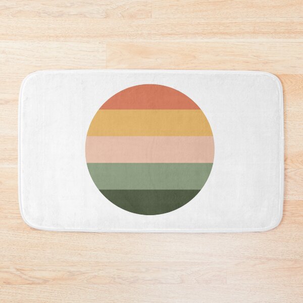 Item preview, Boho Retro Stripes Sunset Circle designed and sold by IYI.