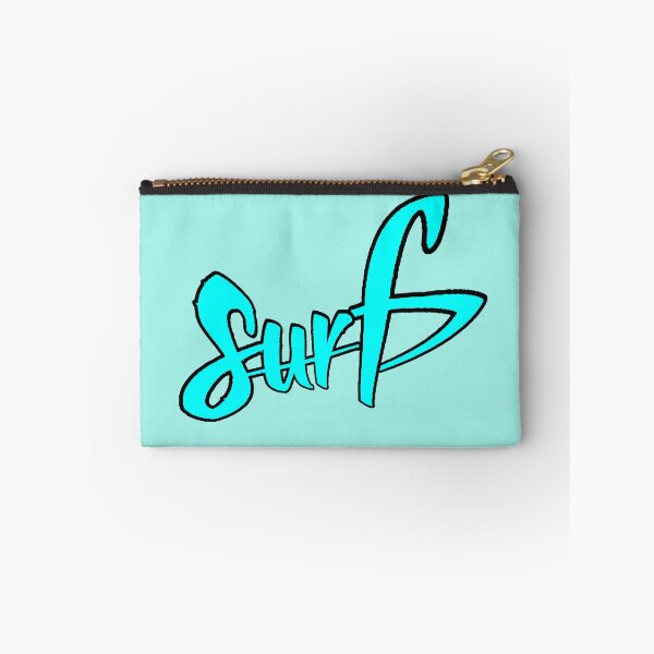 Artikelvorschau, Surf Neonblaue minimalistische Typografie entworfen und verkauft von AstronautMerch.