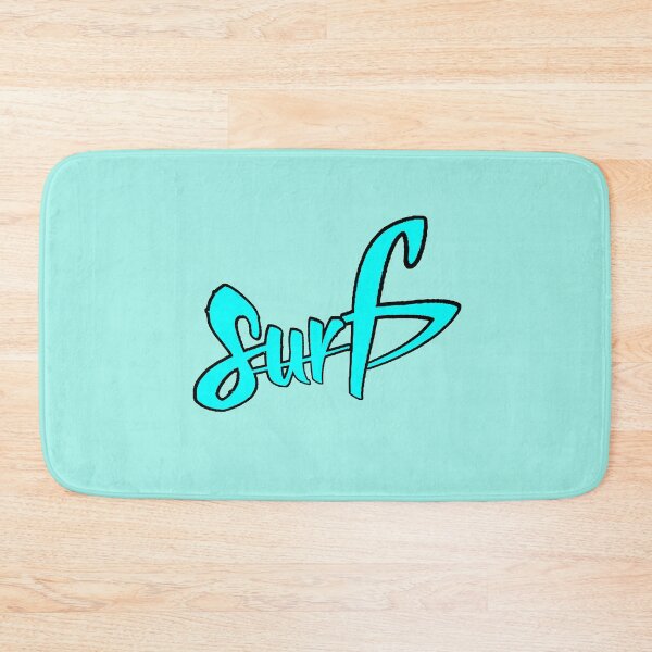 Item preview, Surf Neon Blue Minimalist Typography designed and sold by AstronautMerch.