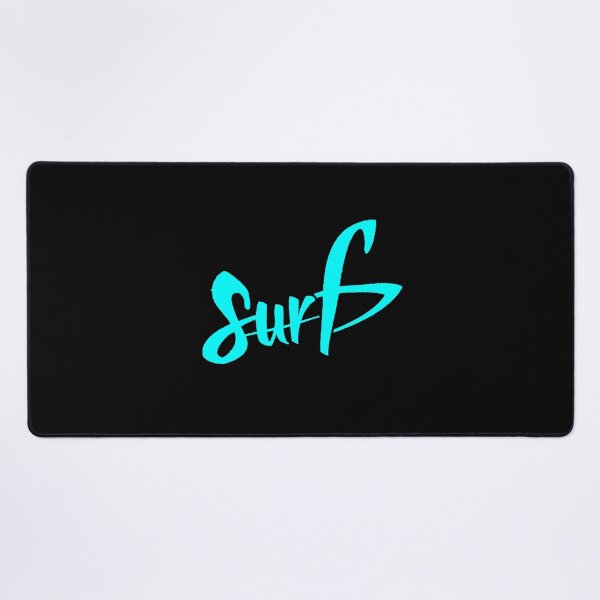 Item preview, Surf Neon Blue Minimalist Typography designed and sold by AstronautMerch.