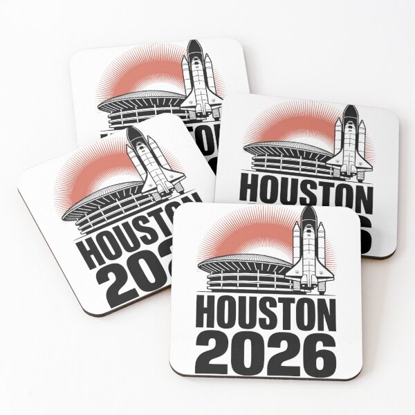Item preview, Houston 2026 Space Shuttle Football T-Shirt V2 designed and sold by DarylWelsh2024.