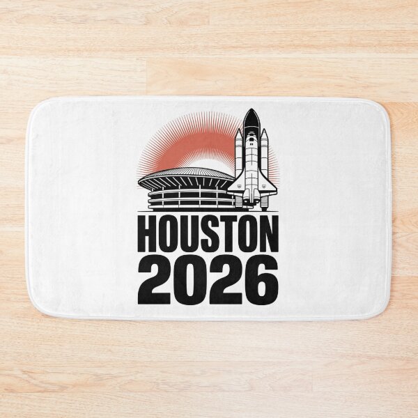 Item preview, Houston 2026 Space Shuttle Football T-Shirt V2 designed and sold by DarylWelsh2024.