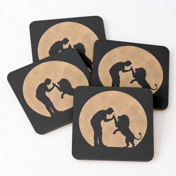 Item preview, Funny Lion Fathers Day Full Moon Mom Dad Kids designed and sold by FurryHavenPH.