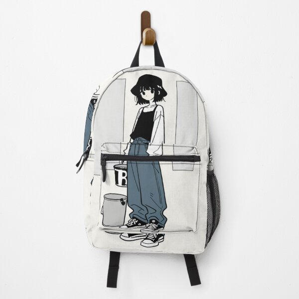 Item preview, Fashion - Man in Black Top Bucket Hat Baggy Jeans Streetwear Anime Variant 5 designed and sold by AnimeShin.