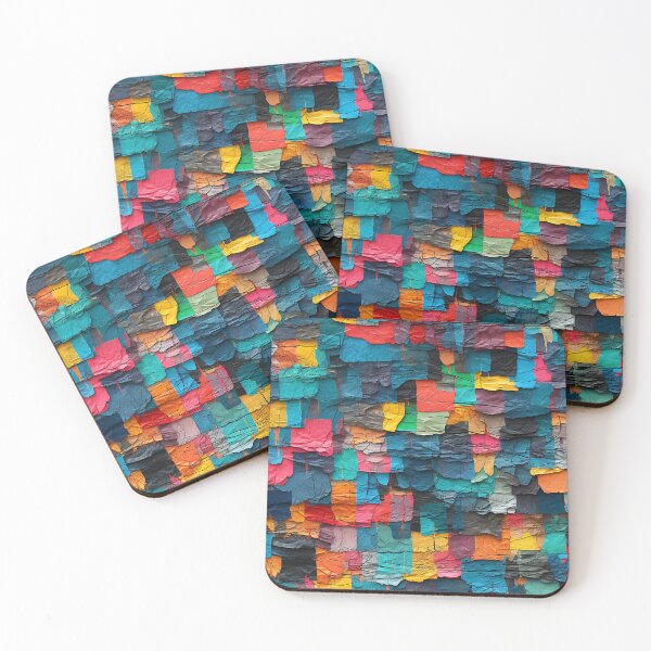 Item preview, Multicolor Crumpled Block Stack Seamless Photo Texture designed and sold by DigitaICraft.