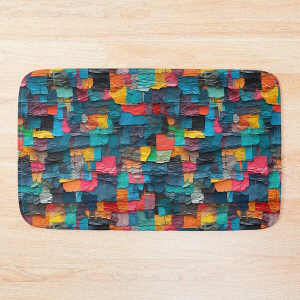 Item preview, Multicolor Crumpled Block Stack Seamless Photo Texture designed and sold by DigitaICraft.