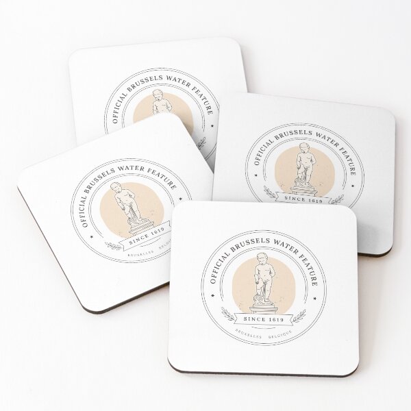 Item preview, Official Brussels Water Feature Since 1619 | Manneken Pis Brussels Belgium Vintage Badge designed and sold by ArcticFoxStudio.