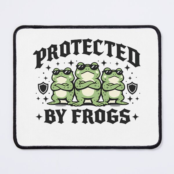 Item preview, Protected By Frogs Funny Cottagecore Shirt Gothic Frog Gift Goblincore Tee Frog Lover Dark Humor Shirt designed and sold by Moss & Mellow.
