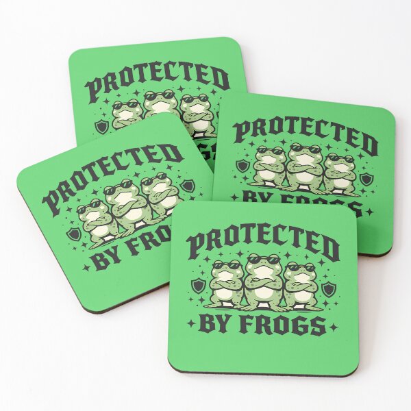 Item preview, Protected By Frogs Funny Cottagecore Shirt Gothic Frog Gift Goblincore Tee Frog Lover Dark Humor Shirt designed and sold by Moss & Mellow.
