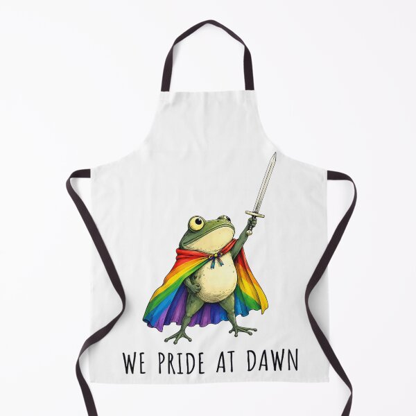 Item preview, Cute Rainbow Frog Warrior With Sword We Pride At Dawn LGBT Art designed and sold by Phil Ben.