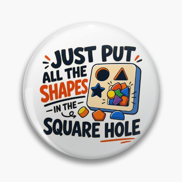 Item preview, Shape Sorter Humor Design for Engineers IT Workers and Problem Solvers designed and sold by ALCOSHIRTS OFFICIAL.