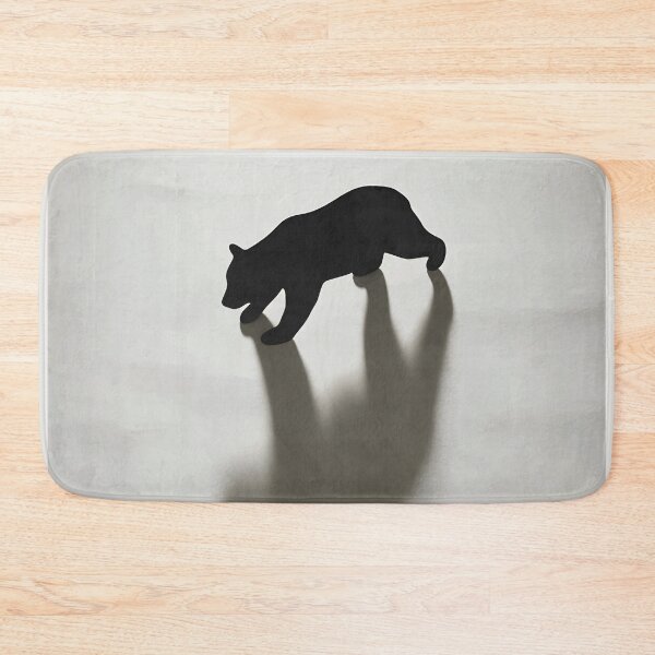Item preview, Black Bear Shadow in White Wilderness designed and sold by RamyGallery.