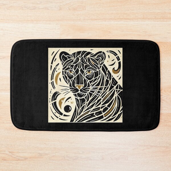 Item preview, Mysterious Leopard - Golden Gaze of Silence designed and sold by LegademaArt.