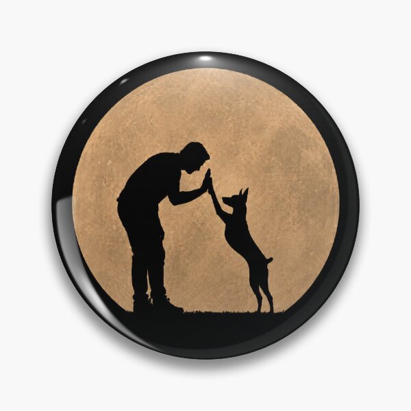 Item preview, Funny Miniature Pinscher Fathers Day Full Moon Mom Dad Kids designed and sold by FurryHavenPH.
