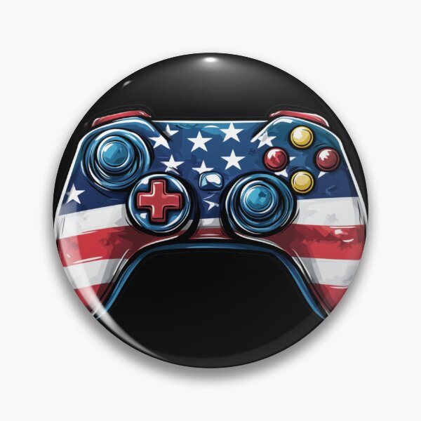Item preview, American Flag Gamer 4th of July Video Games USA Patriotic designed and sold by smartrocket.