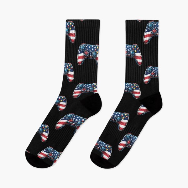 Item preview, American Flag Gamer 4th of July Video Games USA Patriotic designed and sold by smartrocket.
