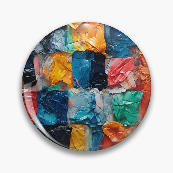 Item preview, Bold Crumpled Plastic Blocks Seamless Photo Texture designed and sold by DigitaICraft.