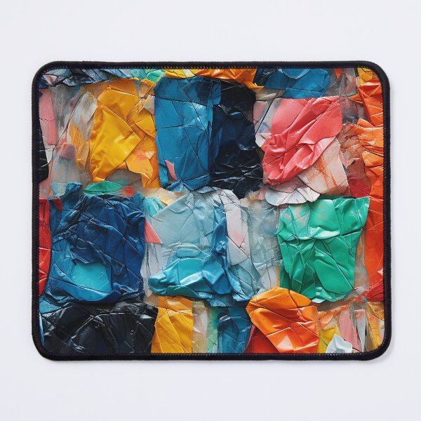 Item preview, Bold Crumpled Plastic Blocks Seamless Photo Texture designed and sold by DigitaICraft.