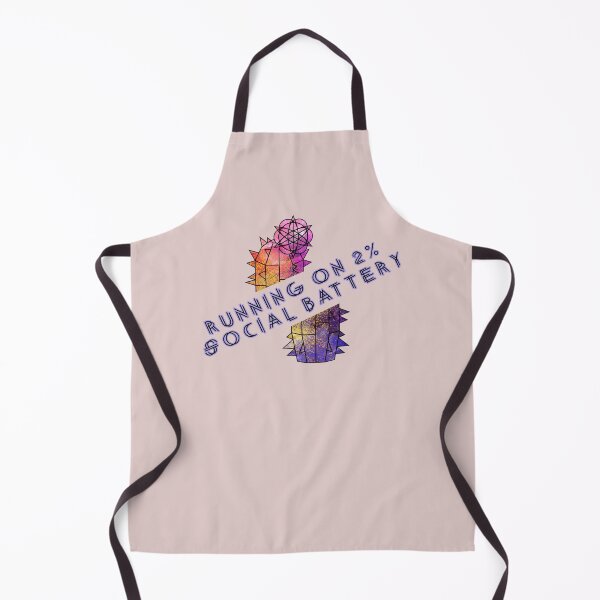Item preview, Running on 2% Social Battery Funny Introvert Cactus designed and sold by GraphicComet.