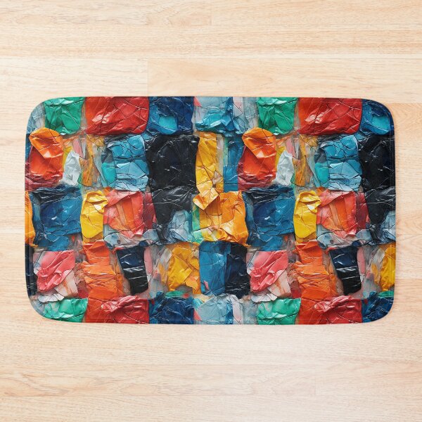 Item preview, Bold Crumpled Plastic Blocks Seamless Photo Texture designed and sold by DigitaICraft.