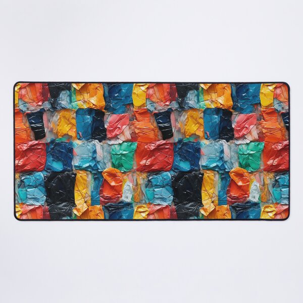 Item preview, Bold Crumpled Plastic Blocks Seamless Photo Texture designed and sold by DigitaICraft.